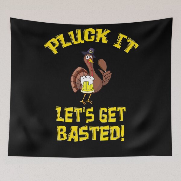 Item preview, Thanksgiving Happy It Quote Pluck Lets Get Basted Holiday Vintage designed and sold by HollyShabero.