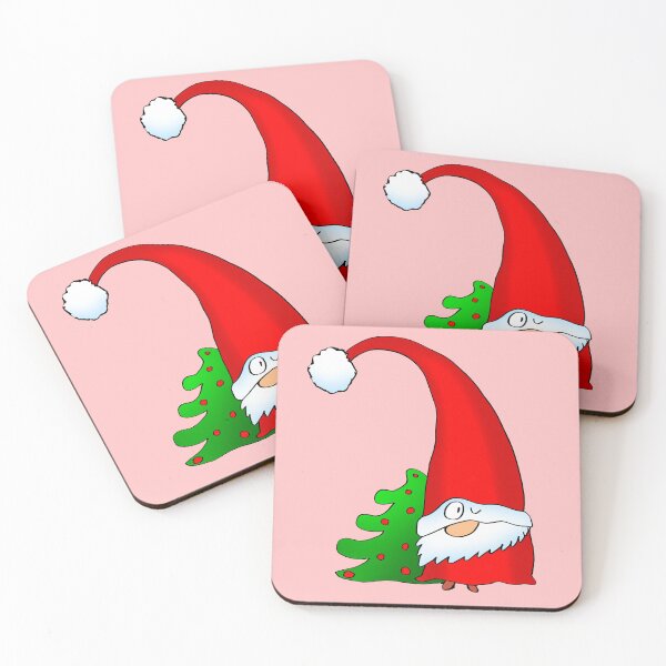 Item preview, Cartoon Christmas Gnome with Christmas Tree – Hand-Drawn Festive Illustration designed and sold by InFrameVision.