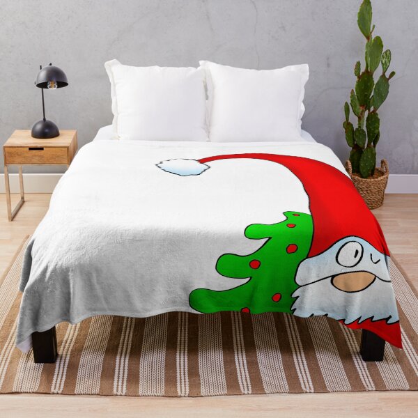 Item preview, Cartoon Christmas Gnome with Christmas Tree – Hand-Drawn Festive Illustration designed and sold by InFrameVision.