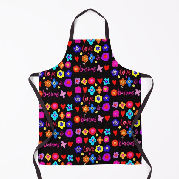 Item preview, Love and blooms on black designed and sold by Helen’s Homewares.