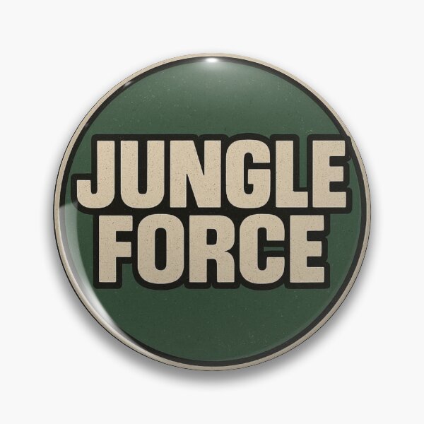 Item preview, Jungle Force – Retro Jungle Drum & Bass Badge Design designed and sold by |TRSSHOP|.