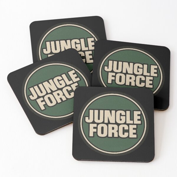 Item preview, Jungle Force – Retro Jungle Drum & Bass Badge Design designed and sold by |TRSSHOP|.