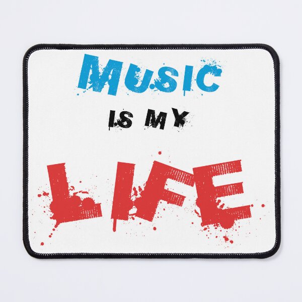Item preview, Music Is My Life - Grunge Splatter Style designed and sold by 140bpmmusic.