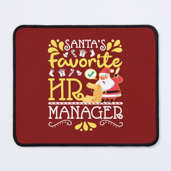 Item preview, Santa's Favorite HR Manager Human Resources Christmas designed and sold by jaygo.