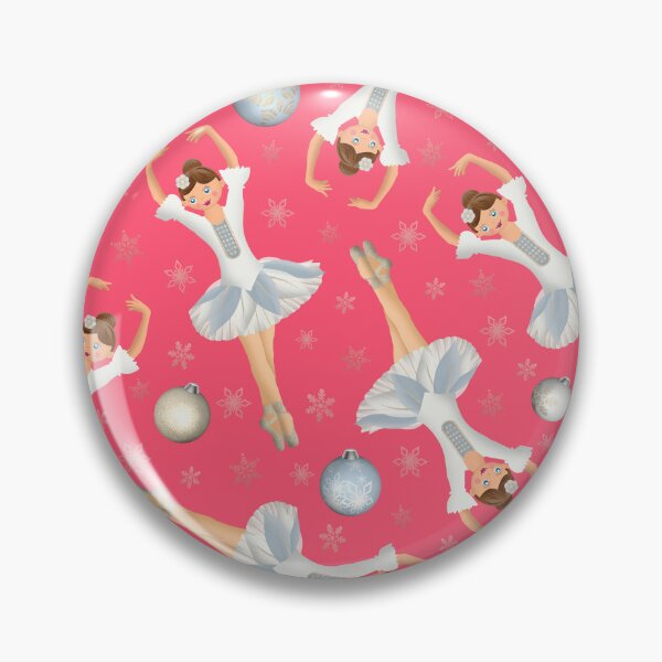 Item preview, The Nutcracker Christmas Special - Ballerina with Christmas Ornaments and snowflakes Pattern designed and sold by talgursmusthave.