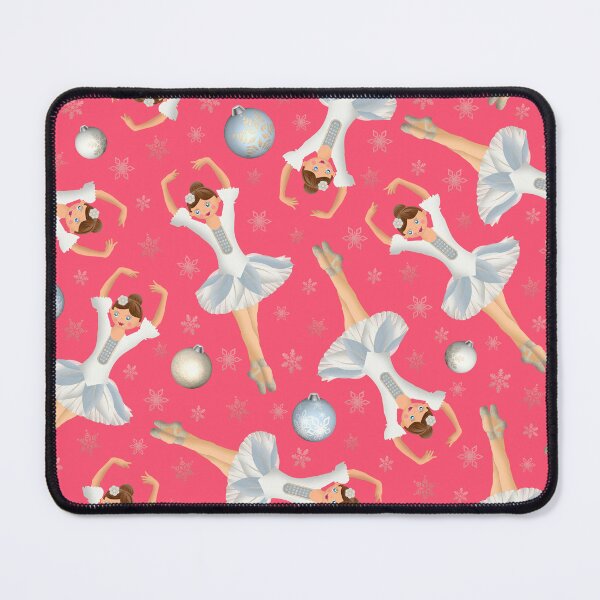 Item preview, The Nutcracker Christmas Special - Ballerina with Christmas Ornaments and snowflakes Pattern designed and sold by talgursmusthave.