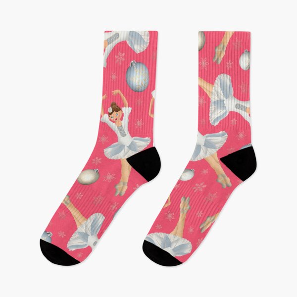 Item preview, The Nutcracker Christmas Special - Ballerina with Christmas Ornaments and snowflakes Pattern designed and sold by talgursmusthave.