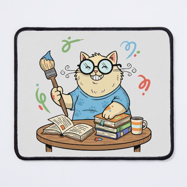 Item preview, Artistic Cat's Cozy Creation Corner designed and sold by ProjectilePixels.