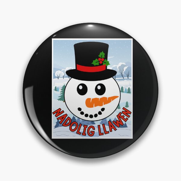 Item preview, happy welsh christmas snowman designed and sold by aledfychan.