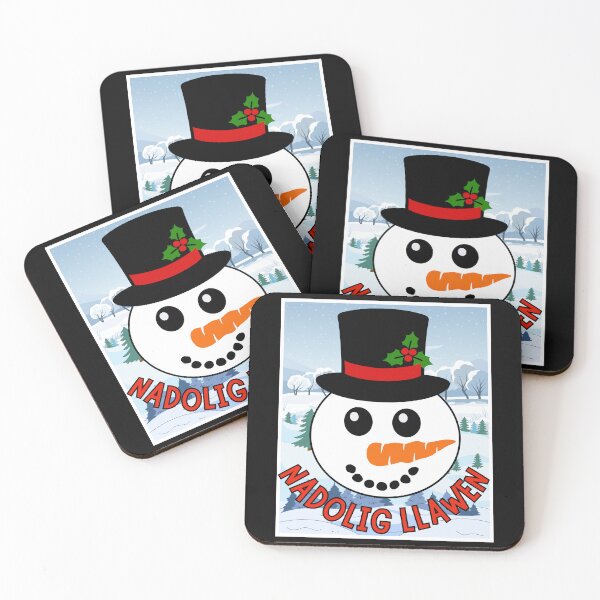Item preview, happy welsh christmas snowman designed and sold by aledfychan.