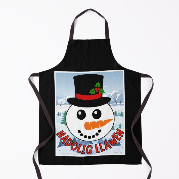 Item preview, happy welsh christmas snowman designed and sold by aledfychan.