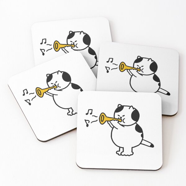 Item preview, Un gato tocando la trompeta designed and sold by superbaechoo.