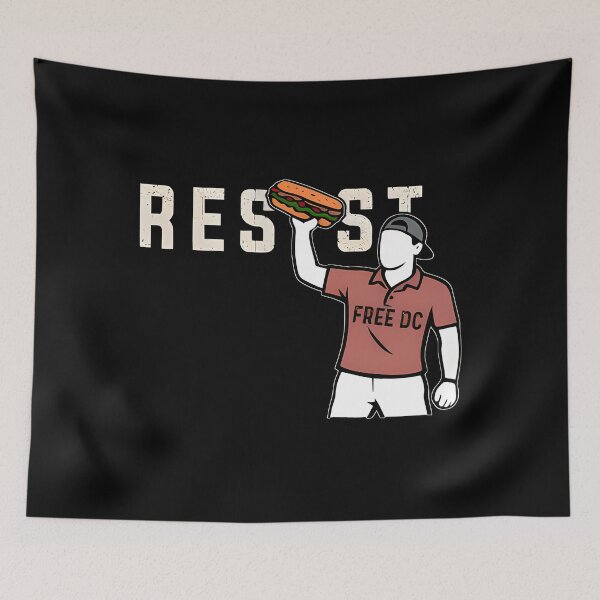Item preview, American Guy Humor DC Sandwich Political Meme Washington Resist designed and sold by VictoriaVilleno.