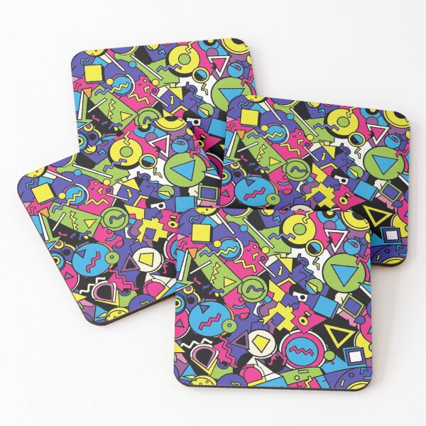 Item preview, Vibrant Memphis 80s Geometric Pattern designed and sold by jumpercat.
