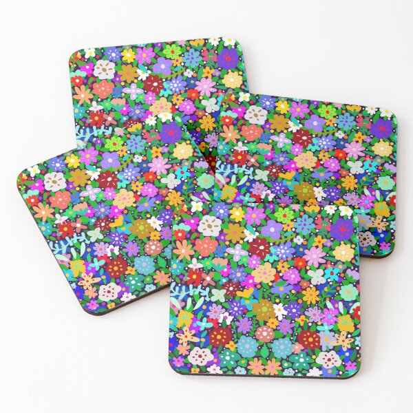 Item preview, flowers seamless pattern - soft flowers repeat design - fabric design floral background jpeg - preppy pattern - repeat hand painted floral designed and sold by Oeenlacha.