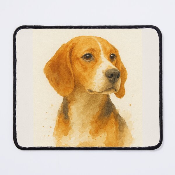 Item preview, Beagle Watercolour Style Portrait designed and sold by BadaBingBear.