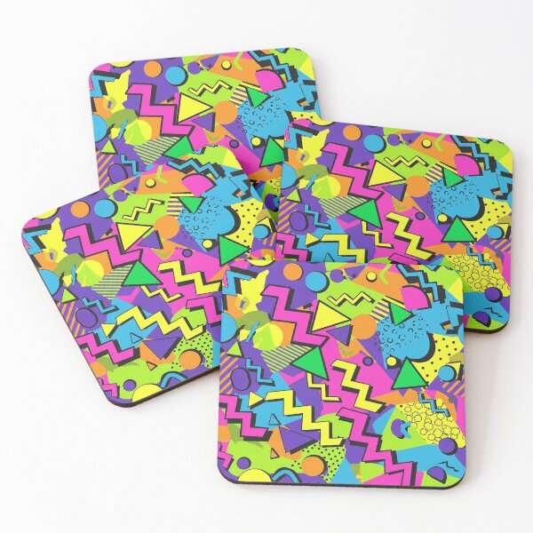 Item preview, Colorful 80s Abstract Geometry Print designed and sold by jumpercat.