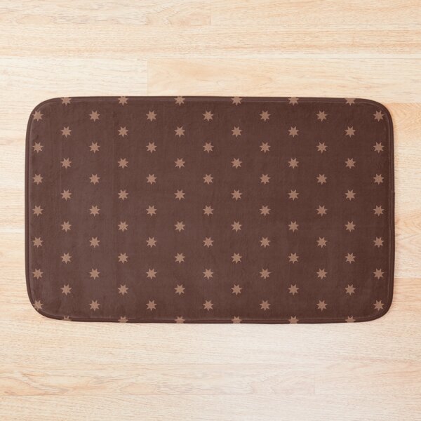 Item preview, Chocolate brown star pattern designed and sold by Karf  ..