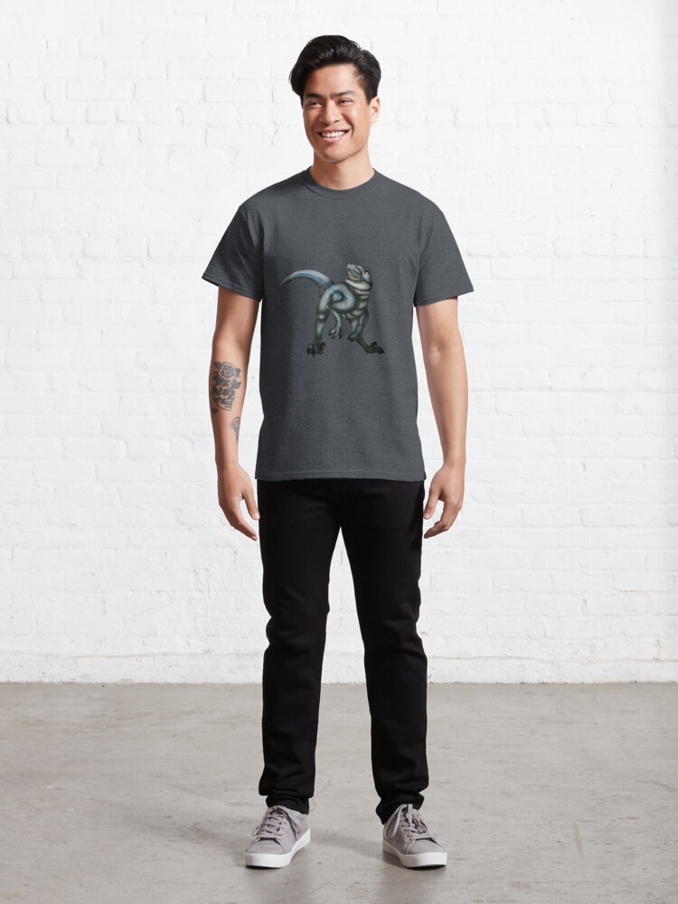 Download "velociraptor Blue" T-shirt by SkygalSkywalker | Redbubble