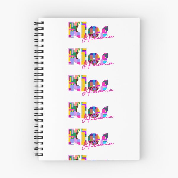 Item preview, Klos, Albania, Vibrant Abstract City Typography Art designed and sold by Wanderful-roads.