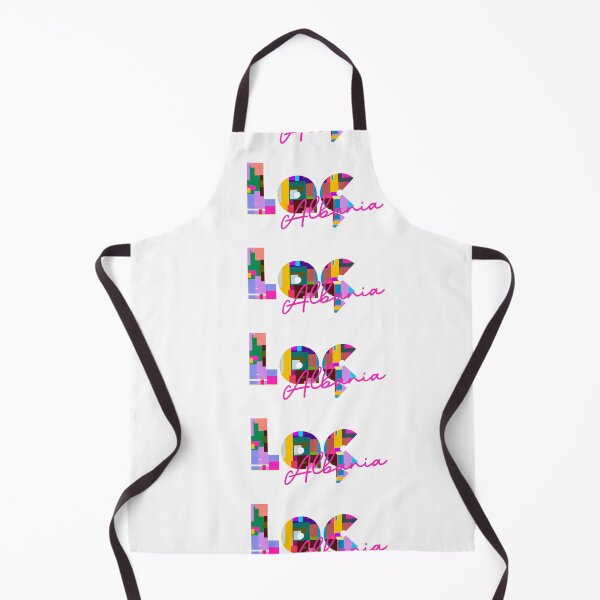 Item preview, Laç, Albania, Vibrant Abstract City Typography Art designed and sold by Wanderful-roads.