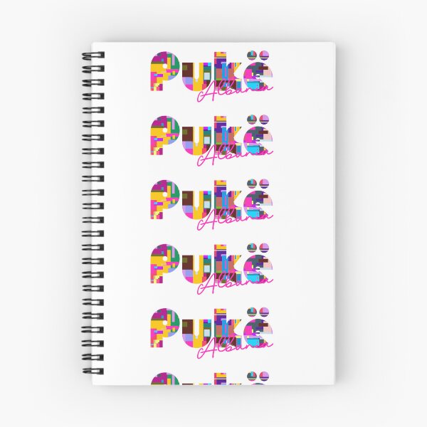 Item preview, Pukë, Albania, Vibrant Abstract City Typography Art designed and sold by Wanderful-roads.