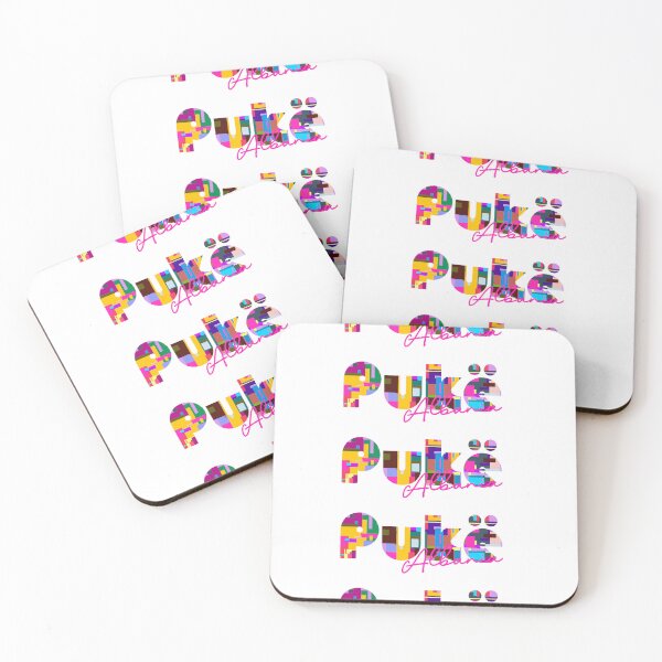 Item preview, Pukë, Albania, Vibrant Abstract City Typography Art designed and sold by Wanderful-roads.