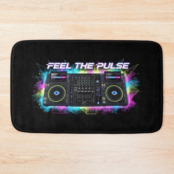 Item preview, Feel the Pulse - Hyperrealistic Neon DJ Table designed and sold by 140bpmmusic.