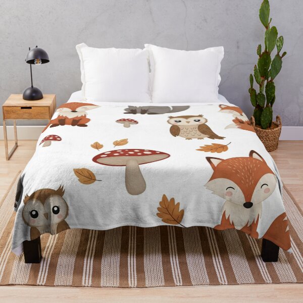 Item preview, Adorable Forest Animals Seamless Design designed and sold by jumpercat.