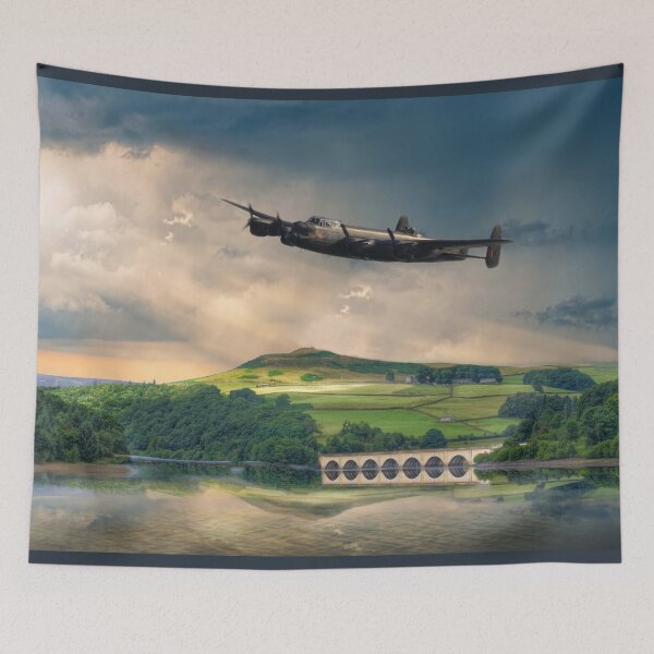 Item preview, Lancaster Bomber Over Ladybower Reservoir  designed and sold by Alisonchambers2.