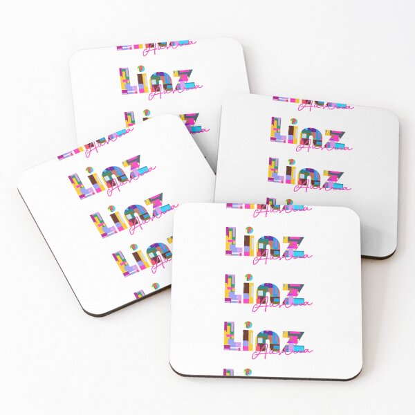 Item preview, Linz, Austria, Vibrant Abstract City Typography Art designed and sold by Wanderful-roads.