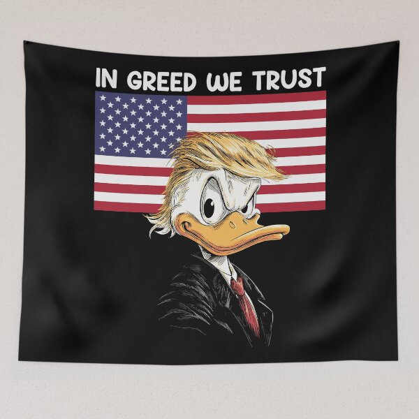 Item preview, In Greed We Trust designed and sold by RatherCreative.