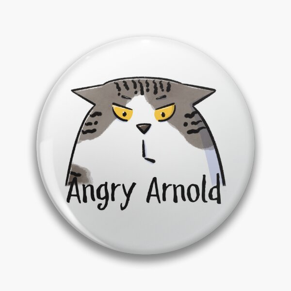 Item preview, Angry Cat (Angry Arnold) designed and sold by Tales by Chelle.