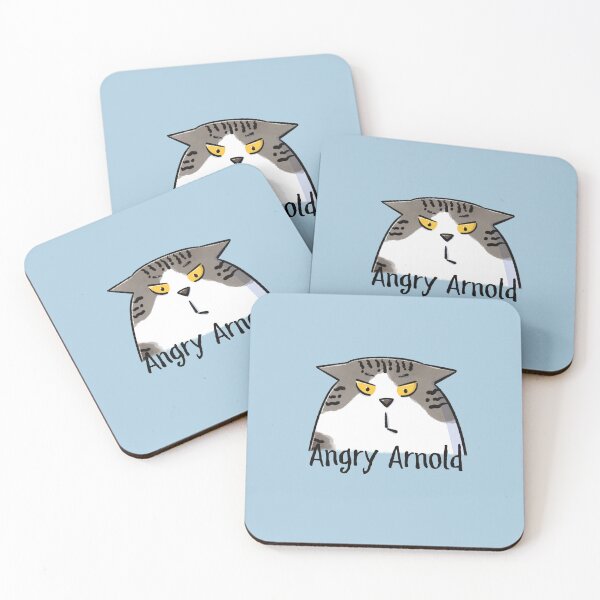 Item preview, Angry Cat (Angry Arnold) designed and sold by Tales by Chelle.