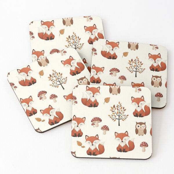 Item preview, Autumn Woodland Creatures Print designed and sold by jumpercat.