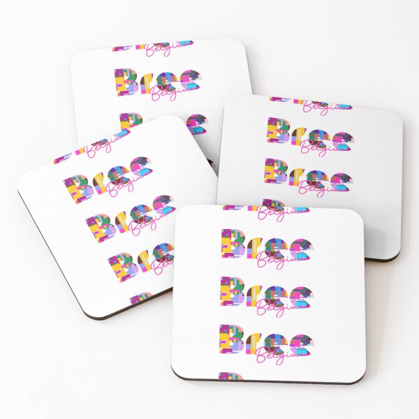 Item preview, Bree, Belgium, Vibrant Abstract City Typography Art designed and sold by Wanderful-roads.