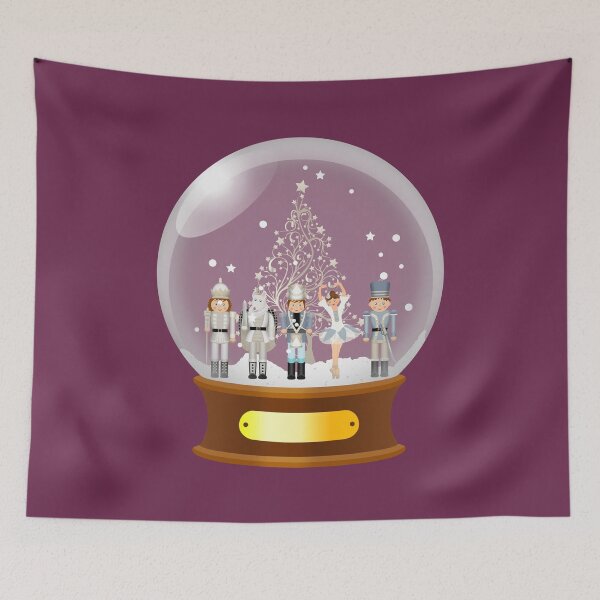 Item preview, The Nutcracker Christmas Special - Snow Globe Edition -  Nutcracker Ballet Scene - Nutcracker Christmas eve in a snow globe  designed and sold by talgursmusthave.