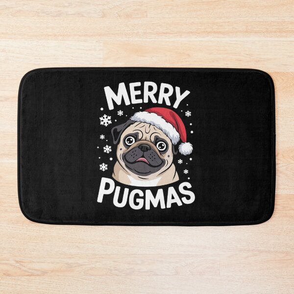 Item preview, Merry Pugmas Christmas Pug Dog  designed and sold by THagBlue.