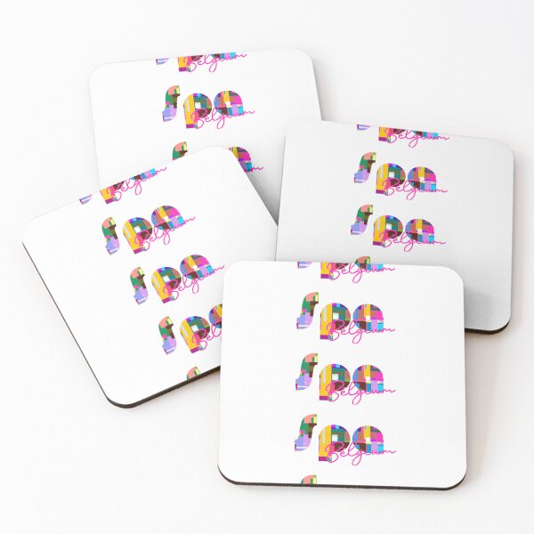 Item preview, Spa, Belgium, Vibrant Abstract City Typography Art designed and sold by Wanderful-roads.