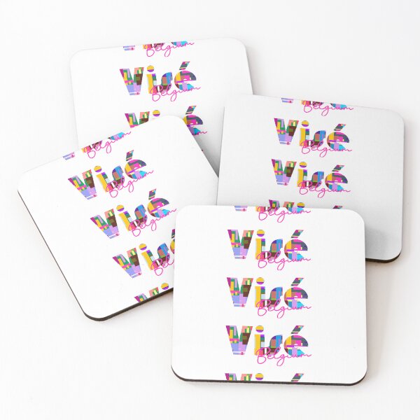 Item preview, Visé, Belgium, Vibrant Abstract City Typography Art designed and sold by Wanderful-roads.