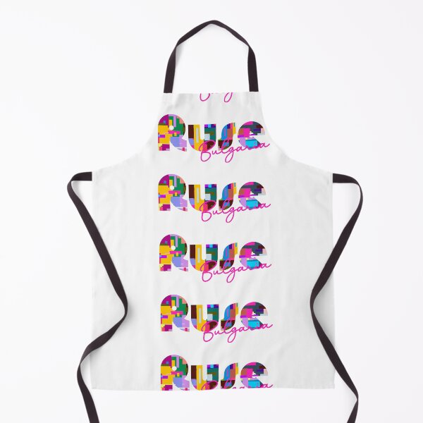 Item preview, Ruse, Bulgaria, Vibrant Abstract City Typography Art designed and sold by Wanderful-roads.