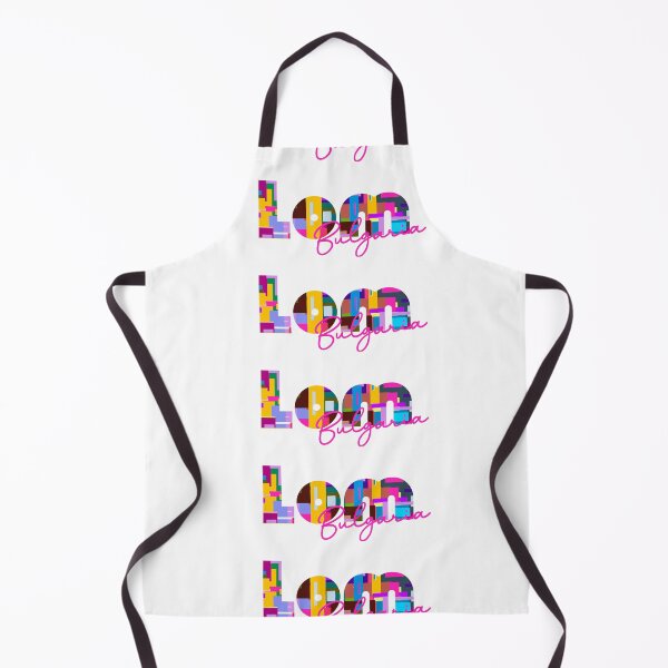 Item preview, Lom, Bulgaria, Vibrant Abstract City Typography Art designed and sold by Wanderful-roads.