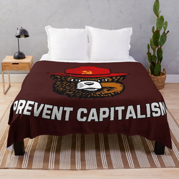 Item preview, Smokey Bear Parody Poster | Anti-Capitalist Meme Art - Only You Can Prevent Capitalism Design, Socialist Satire Print & Funny Political Stickers designed and sold by RevolutionToday.