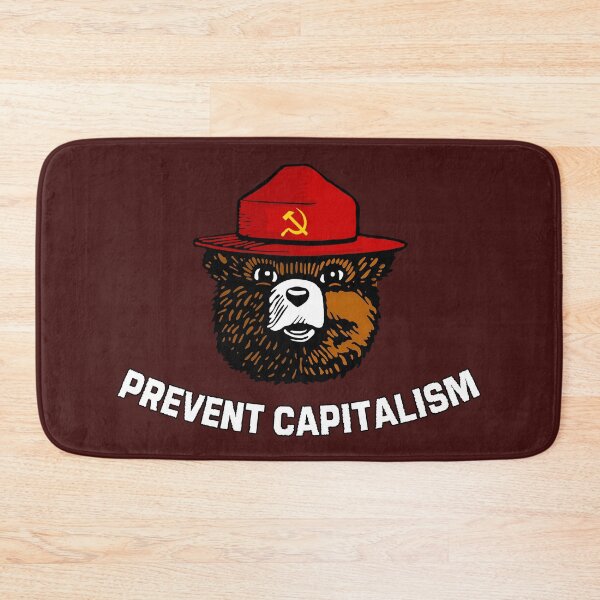 Item preview, Smokey Bear Parody Poster | Anti-Capitalist Meme Art - Only You Can Prevent Capitalism Design, Socialist Satire Print & Funny Political Stickers designed and sold by RevolutionToday.