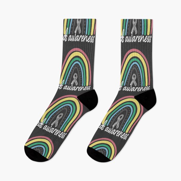 Item preview, EDS Awareness – Boho Rainbow & Zebra Ribbon designed and sold by Designs by Jesabee.