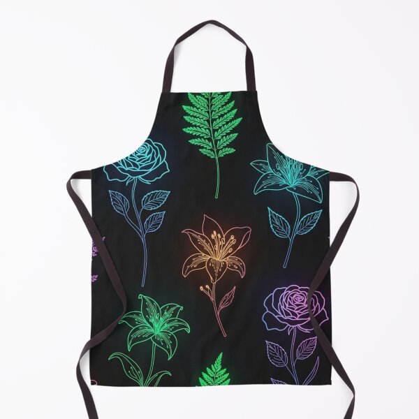 Item preview, Neon Glow Floral Pattern designed and sold by jumpercat.