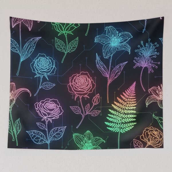 Item preview, Luminous Neon Botanical designed and sold by jumpercat.