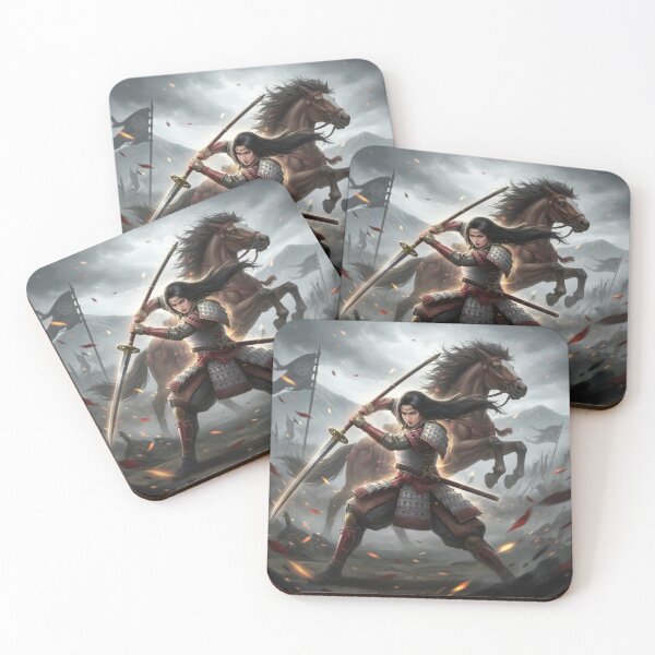 Item preview, Tomoe Gozen — The Stormborn Warrior 巴御前 ― 嵐を纏う戦乙女 designed and sold by Mori-no-Akari.
