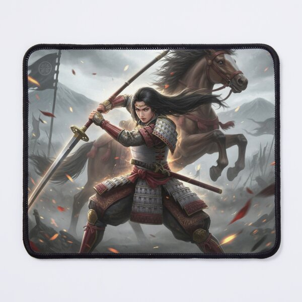 Item preview, Tomoe Gozen — The Stormborn Warrior 巴御前 ― 嵐を纏う戦乙女 designed and sold by Mori-no-Akari.