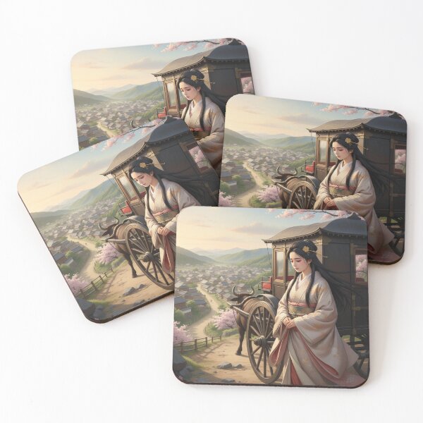 Item preview, The Journeying Princess — Blossoms Over the Ancient Road 旅路の姫 ― 古道に舞う花の風 designed and sold by Mori-no-Akari.